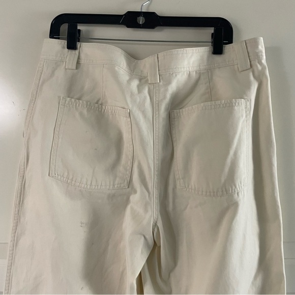 Sunday Best Jaden utility Pant Cream high waisted rise wide leg 30553 - Picture 4 of 11